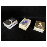 Stacks of Vintage baseball cards