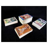Stacks of Baseball cards