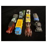 collection of loose die-cast toy cars