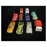collection of loose die-cast toy cars