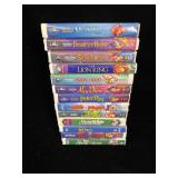 Vintage Disney Black Diamond VHS Tapes