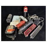 collection of vintage postwar Lionel model train