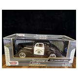 1939 Chevrolet Coupe Highway Patrol diecast model