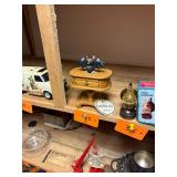 Vintage musical bat on desk