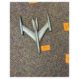 Vintage airplane metal hood ornament