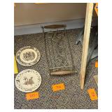 Vintage mid century 8 glass beverage holder