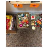 Lot of 12 vintage hand blown Christmas bulbs