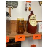 Vintage 1970s Pittsburgh Pirates amber mug