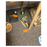 Pair of authentic Mexico souvenir wood toys