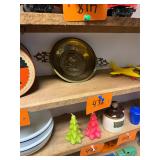 Vintage 1806 brass trunket dish