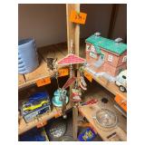 Vintage Mr + Mrs Santa Claus Mobil