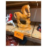 Vintage porcelain horse figurine