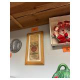 Vintage framed A+P Red Circle coffee bag