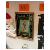 Vintage Framed 1977 Star Wars Luke Skywalker Card