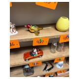 Vintage blown glass clipon bird Christmas ornament