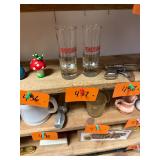 Pair of vintage 4 inch Pennsylvania shot glasses