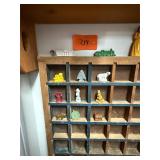 11 unique Red Rose Wade porcelain figurines