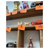 Pair of Vintage Rooster + Chicken S+P Shakers