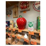 Vintage Mickey Strawberry cookie jar