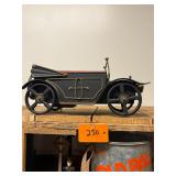 Vintage metal whiskey display music box