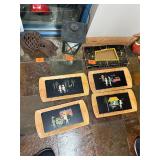 Vintage 1950ï¿½s Naughty Dog trays / original box