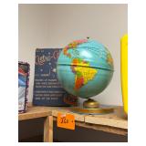 Vintage J. Chein metal Astro globe / original box