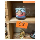 Vintage Garfield glass