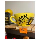 Vintage large ceramic chip bowl