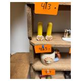 Vintage Trojan corn seed advertising s+p shakers