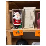 Vintage NOS Santa candle / unused, original box