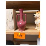 Vintage mauve vase / no C/C, 5.75 inches