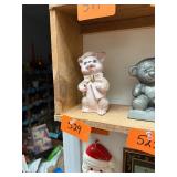 Vintage Sphagetti Trimmed Dog Figurine