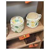 Vintage Daisy sugar bowl + creamer / No C/C