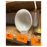 Antique 1920s milk glass light cover