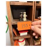 Pair of vintage begging cast iron dogs