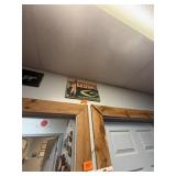 Topps baseball cards metal sign