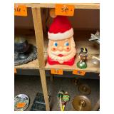 Vintage Empire blow mold double sided Santa