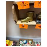 Vintage Doll Parrot Treasure Boot Bank