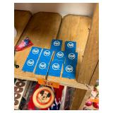 Lot of 10 vintage US steel match books / unused