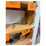 Vintage Union Rail road lock + chain / no key