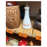 Early 1900s Barbershop milk glass bottle