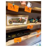 Vintage metal wind up race car