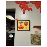 Lot of Vintage framed Valentines