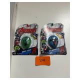 Pair of NOS unopened Super Hero Silly Putty
