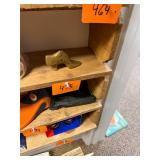 Vintage metal shoe store advertisement piece