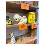 Vintage ceramic duck planter / no c/c