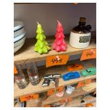 Pair of vintage Gurley Christmas tree candles