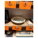 Vintage Bombay Old Ivory bird bowl / No C/C