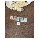 Lot of 5 vintage Garbage Pail cards