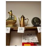 Vintage unique copper teapot / complete